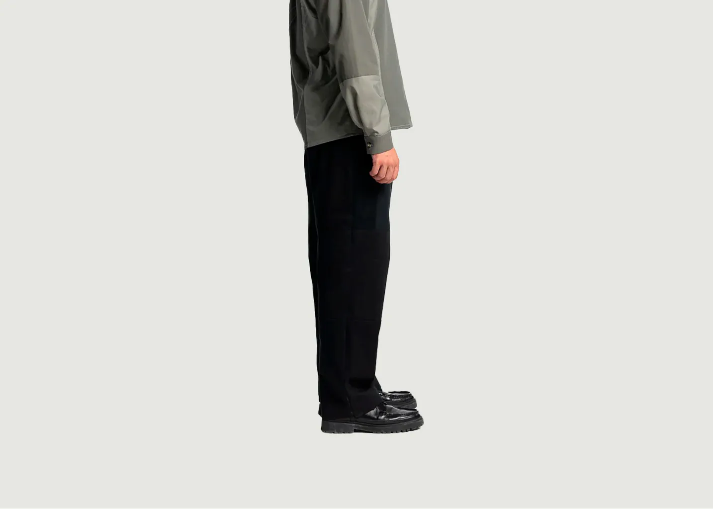 Pantalon De Travail Droit Patchwork Losanje