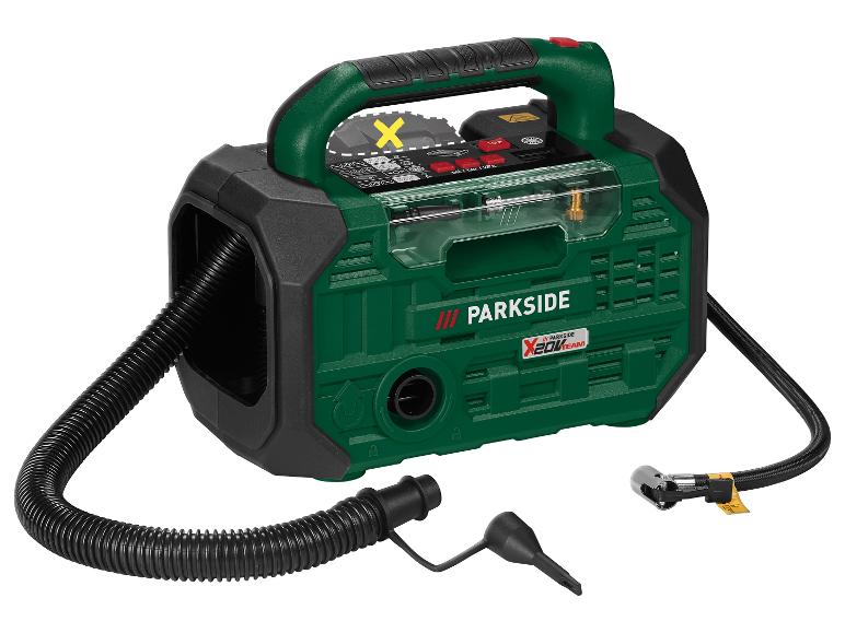 Accu-compressor en -luchtpomp 20 V met accu en lader