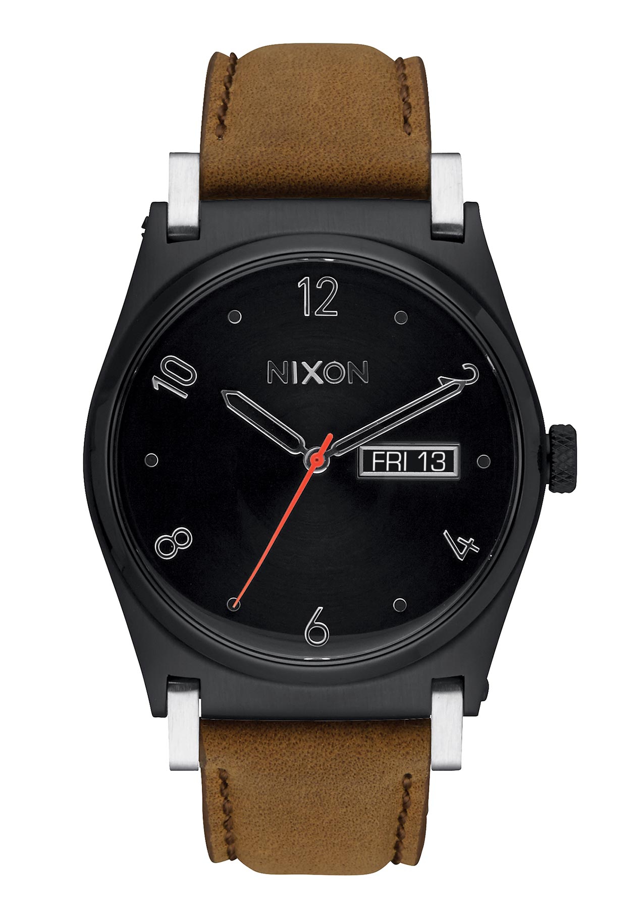 Nixon The Jane Leather Black / Saddle A9551037