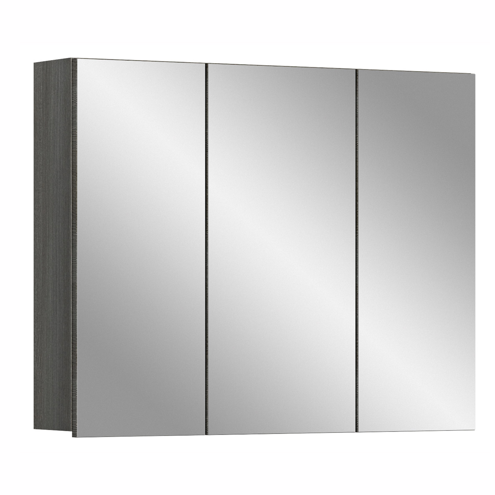 Spiegelschrank SILVER - Rauchsilber - 80 cm