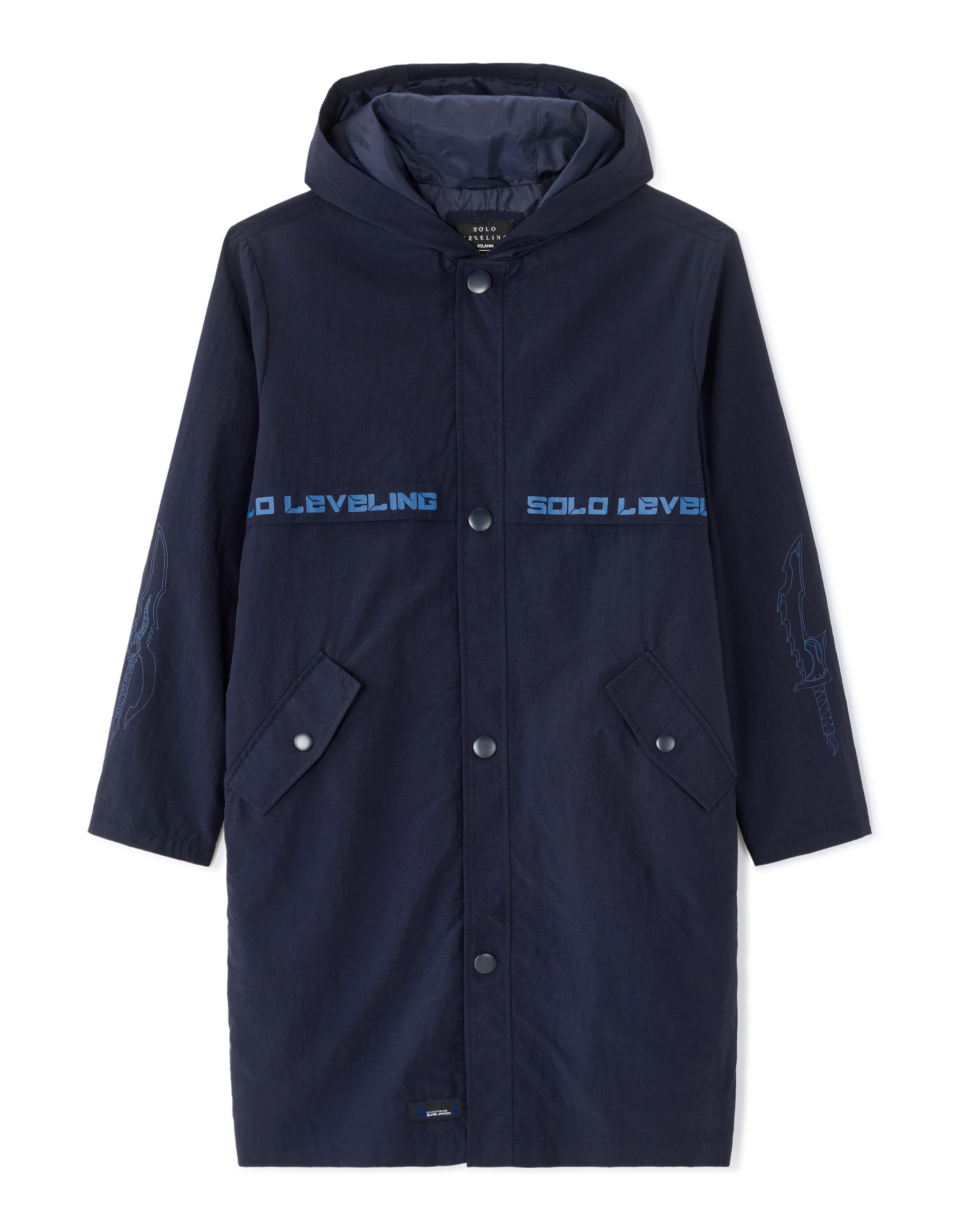 Solo Leveling - Veste à capuche marine