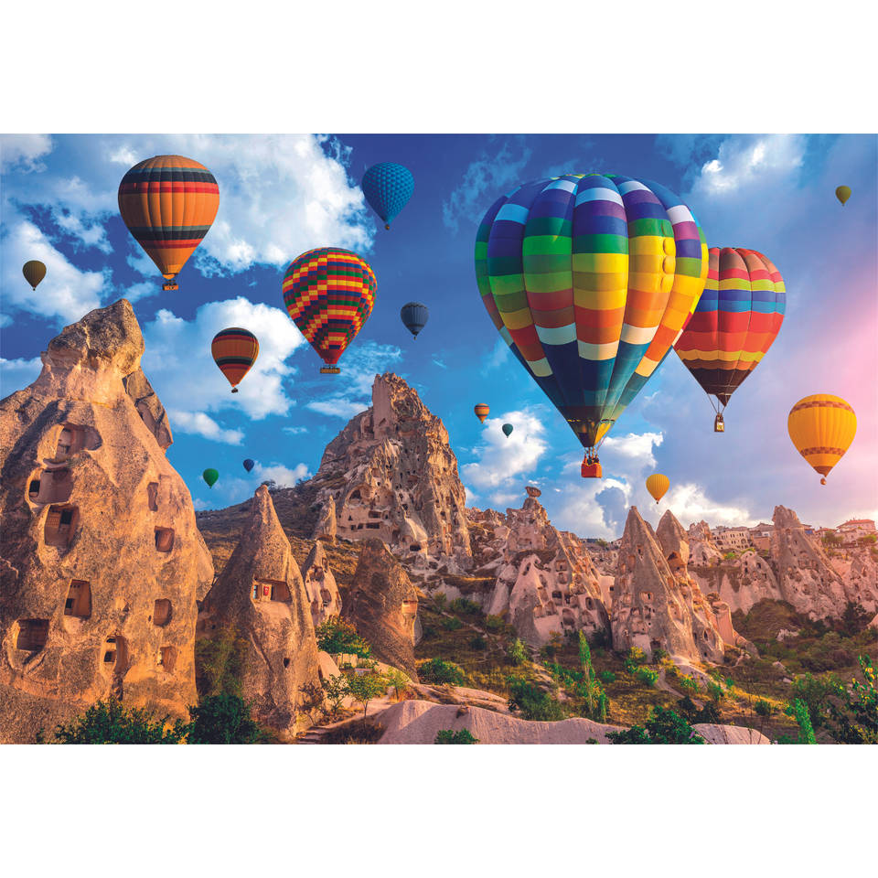 Clementoni puzzel ballonnen in Cappadocië - 1000 stukjes