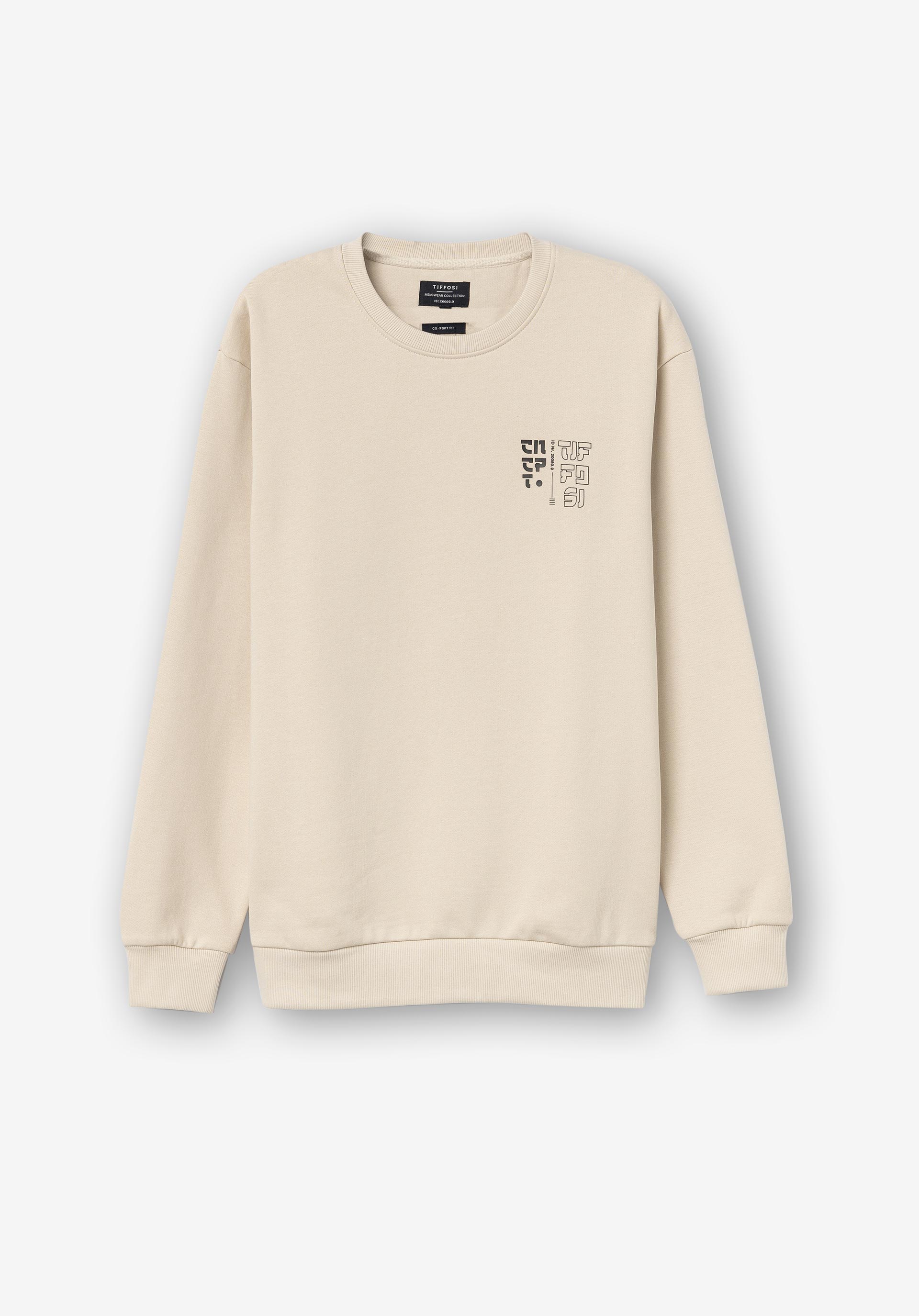 Sweatshirt com Estampado nas Costas