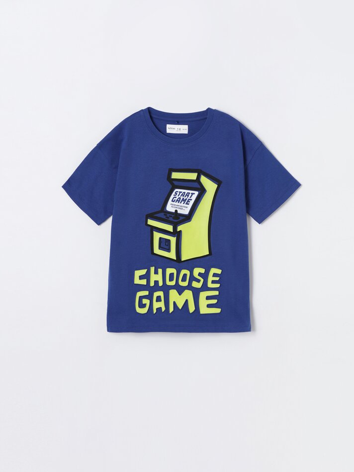 Camiseta estampada - Azul Royal
