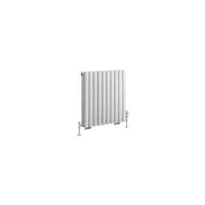 Eastbrook Tunstall dubbele radiator 60x60cm 818W wit mat