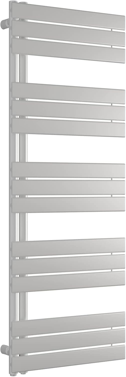 Design Badheizkörper Handtuchwärmer D16W in Weiß - Größe wählbar, Größe:1600x500mm, Anschlussgarnitur:Ohne Anschlussgarnitur