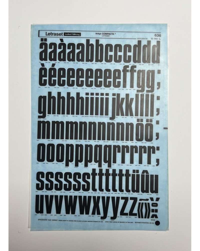 letraset-636- COMPACTA - 144pt