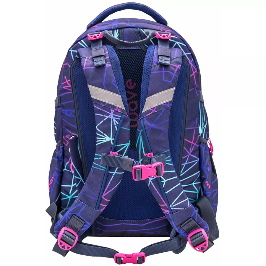 WAVE Rucksack Infinity Stripes Purple