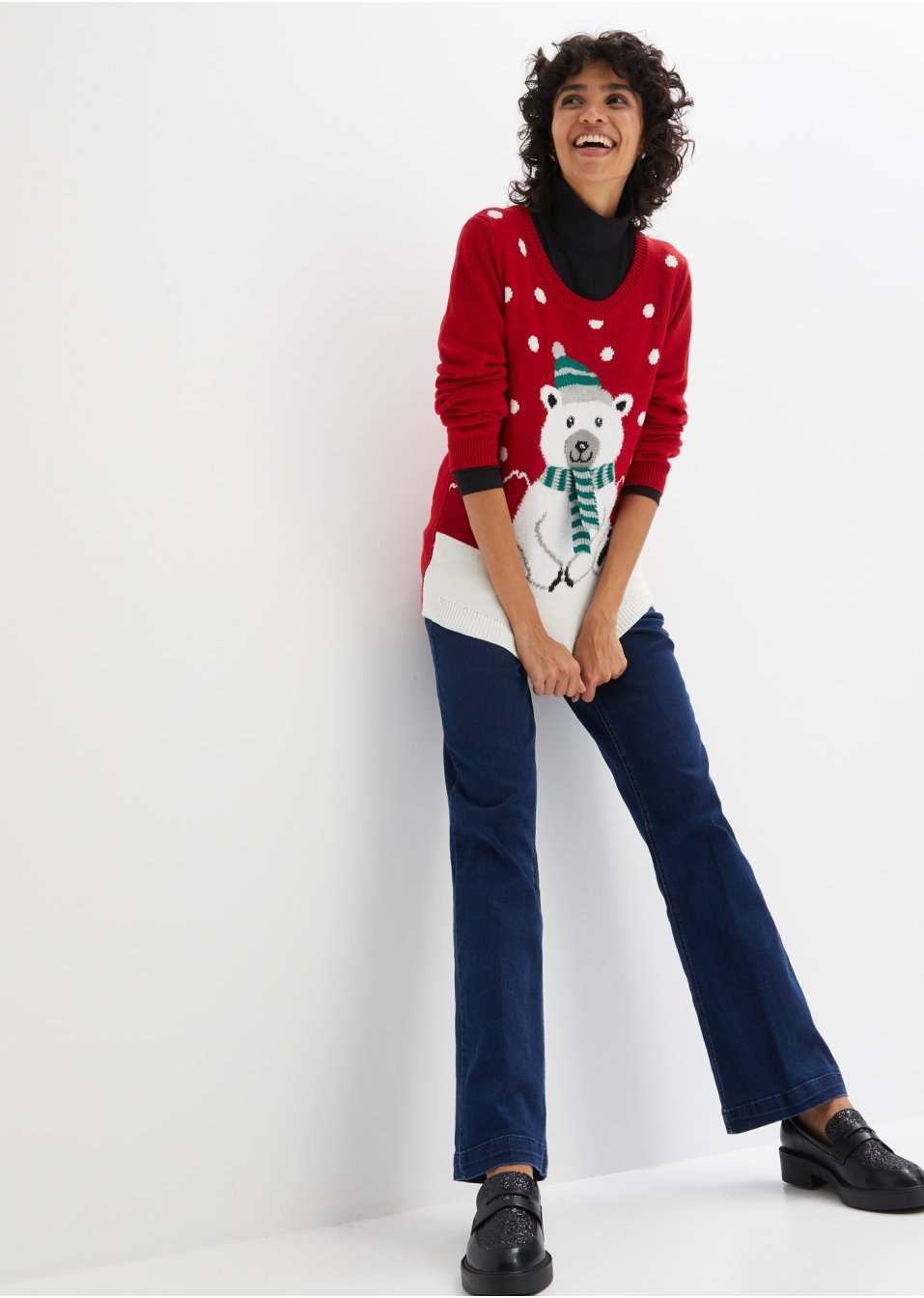 Pull de Noël en maille