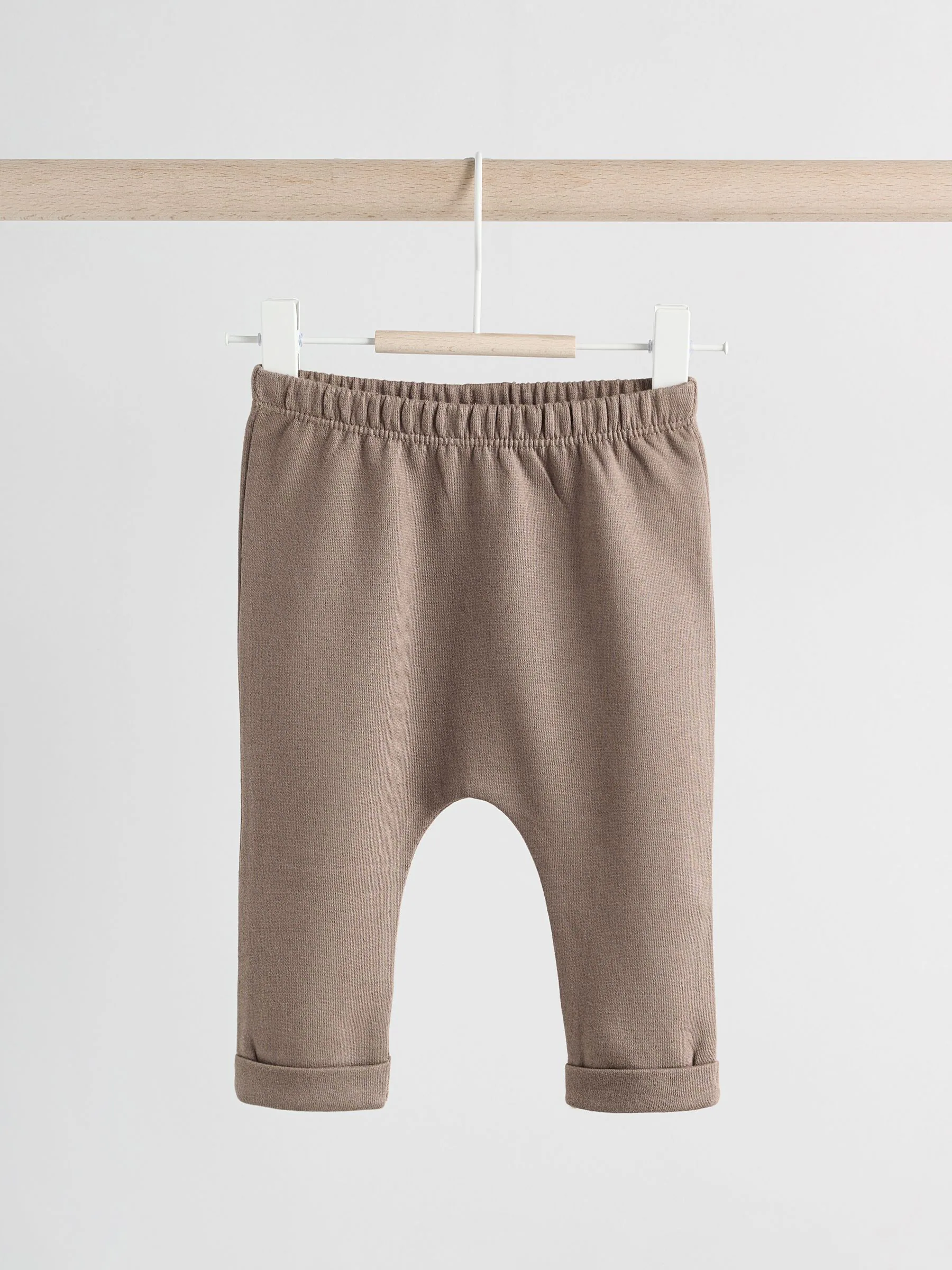 Neutraal met beren - Baby 100% Cotton Leggings 2 Pack (0mths-2yrs)