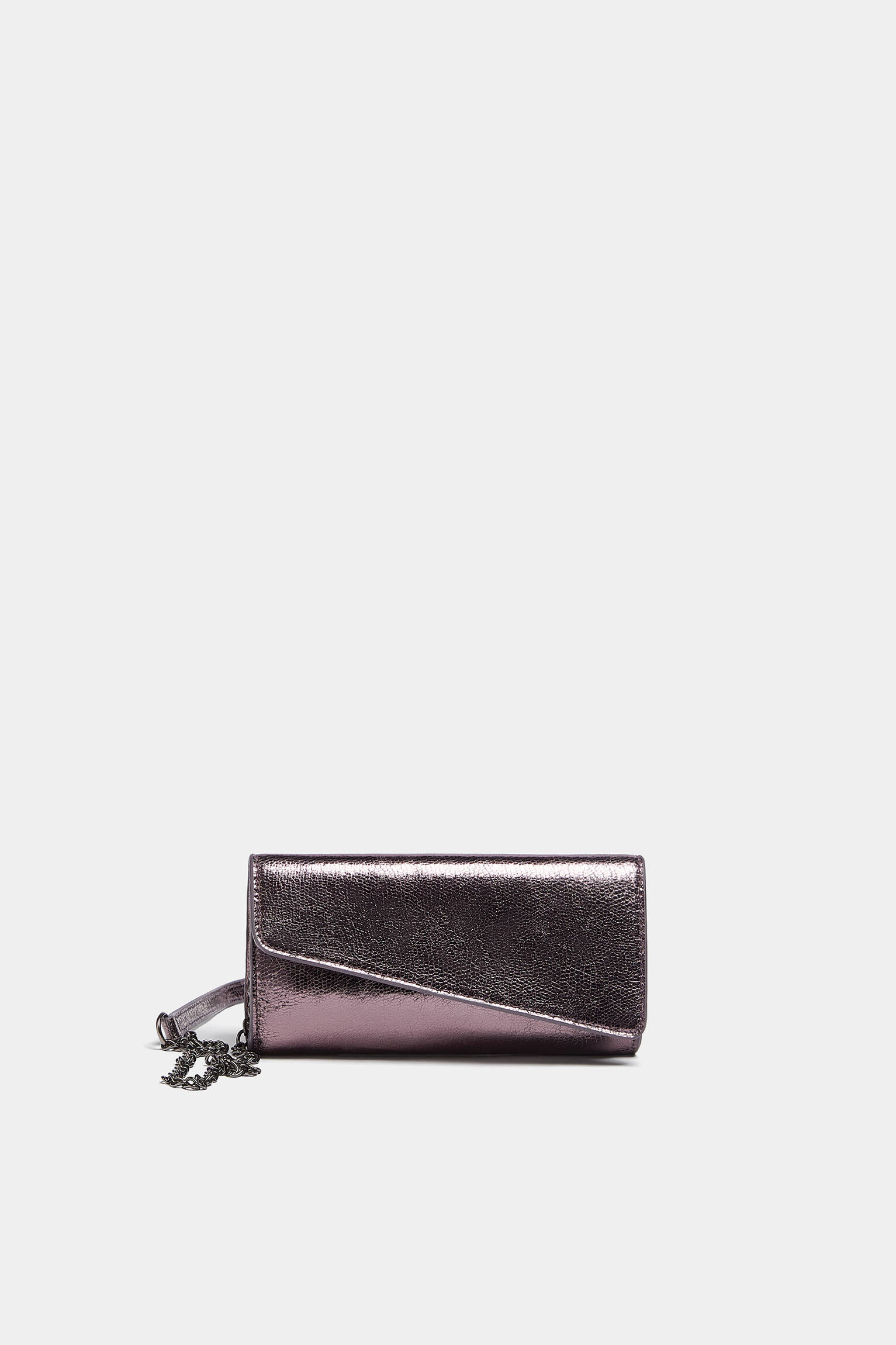 Mini bolsa transversal metálica - cobre