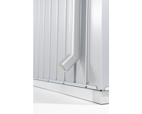 Biohort Europa regenpijpset, kwartsgrijs metallic