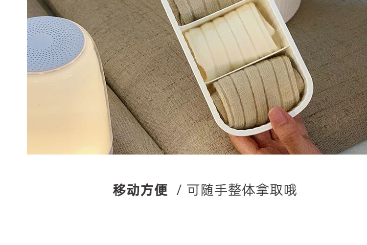 Michu - Verdeelde plastic kledingorganizer / set