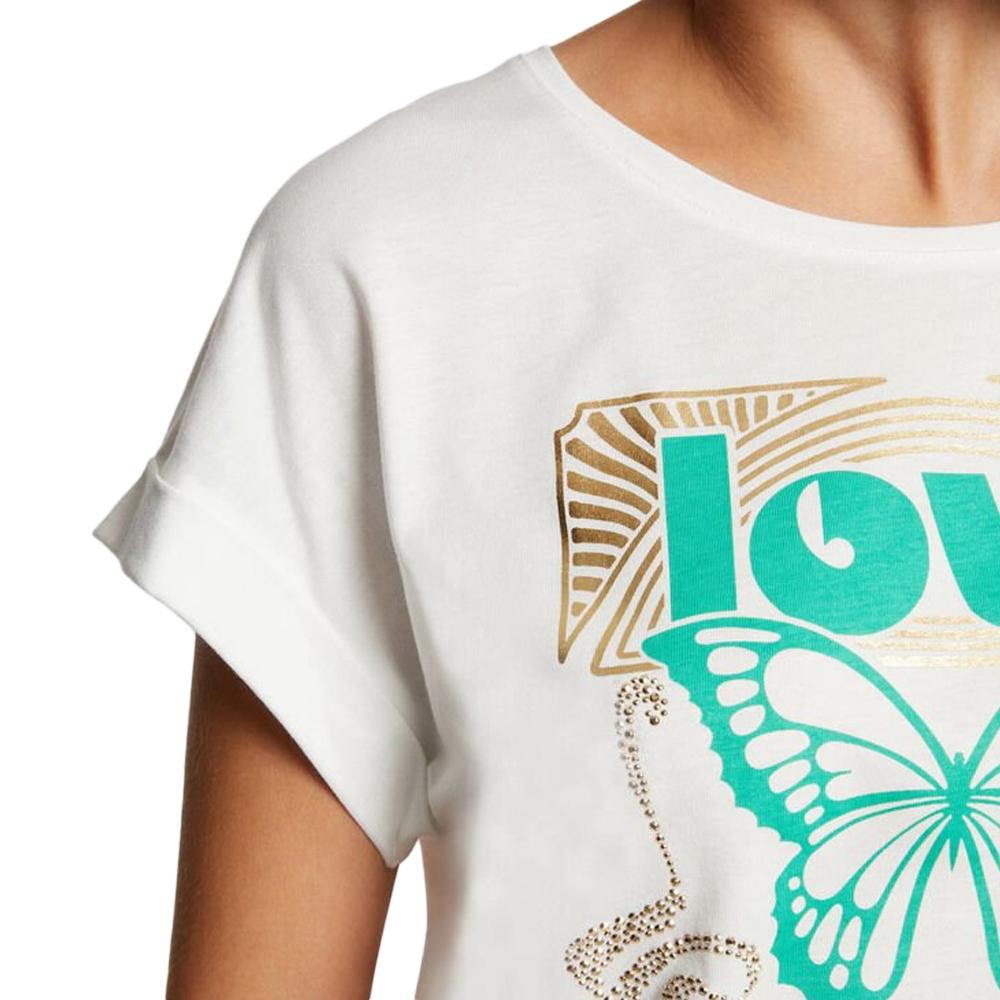 Morgan T-Shirt Blanc Femme Morgan DAQUA