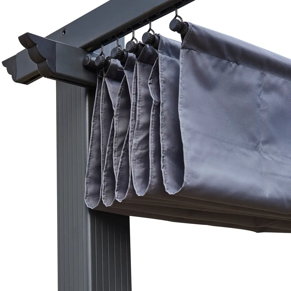 Happy Garden Pergola CASSIS - Grijs - Aluminium