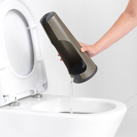 ReNew Toiletborstel met houder - Platinum
