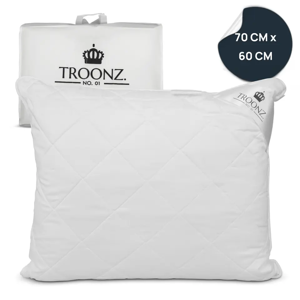 Troonz Hoofdkussen Six Bamboe - 60 x 70 cm