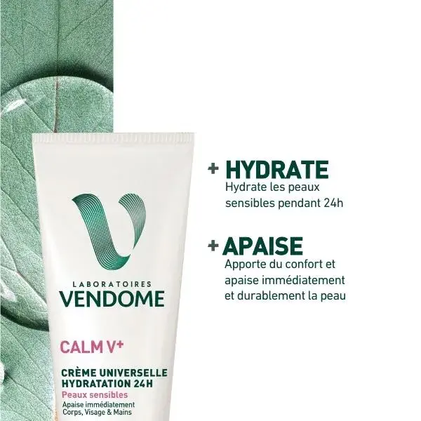 Laboratoires Vendôme - Crème Universelle Hydratation 24H CALMV+ 250ml