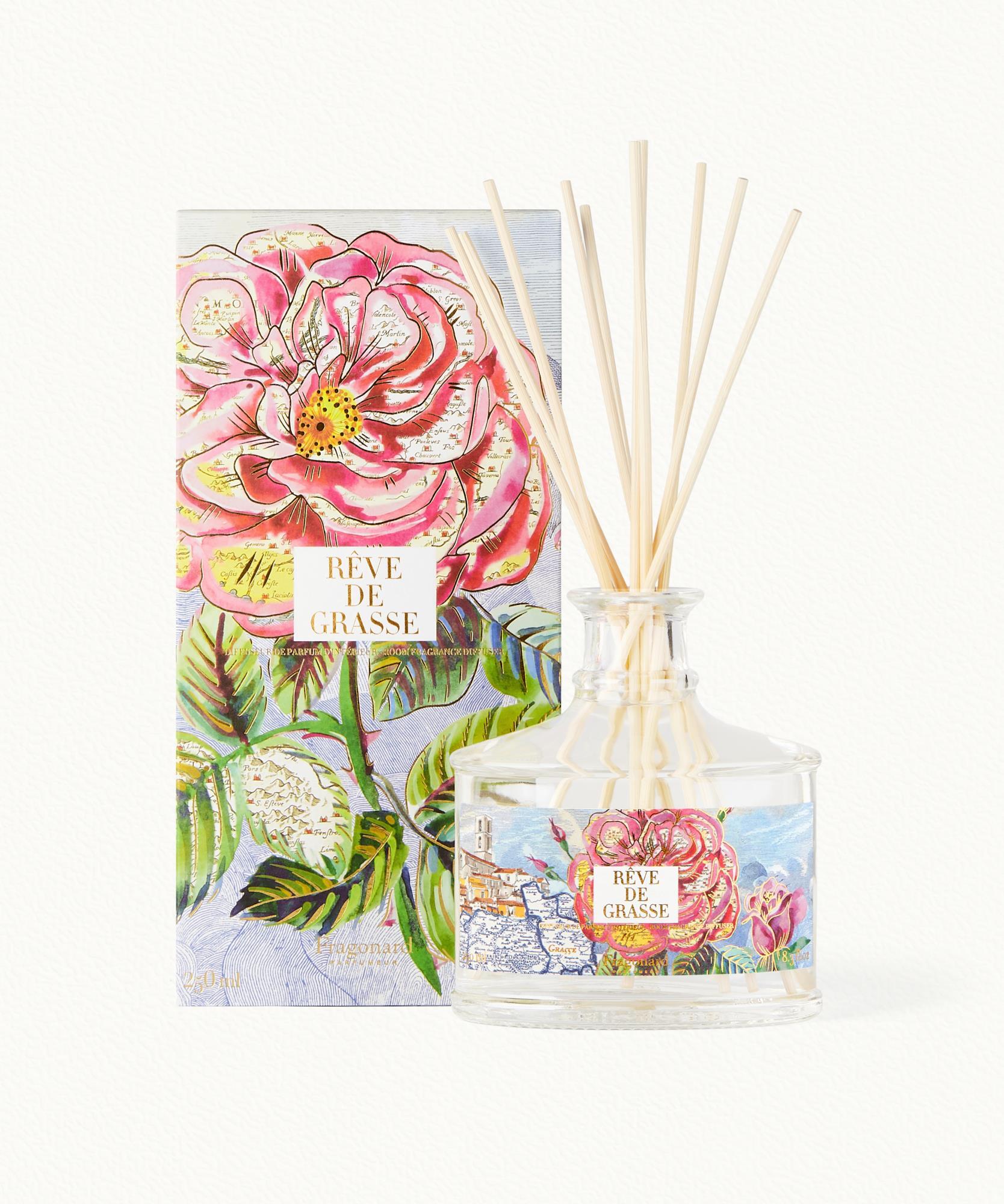 Rêve de Grasse  Diffuseur + 10 bâtonnets - flacon 250 ml