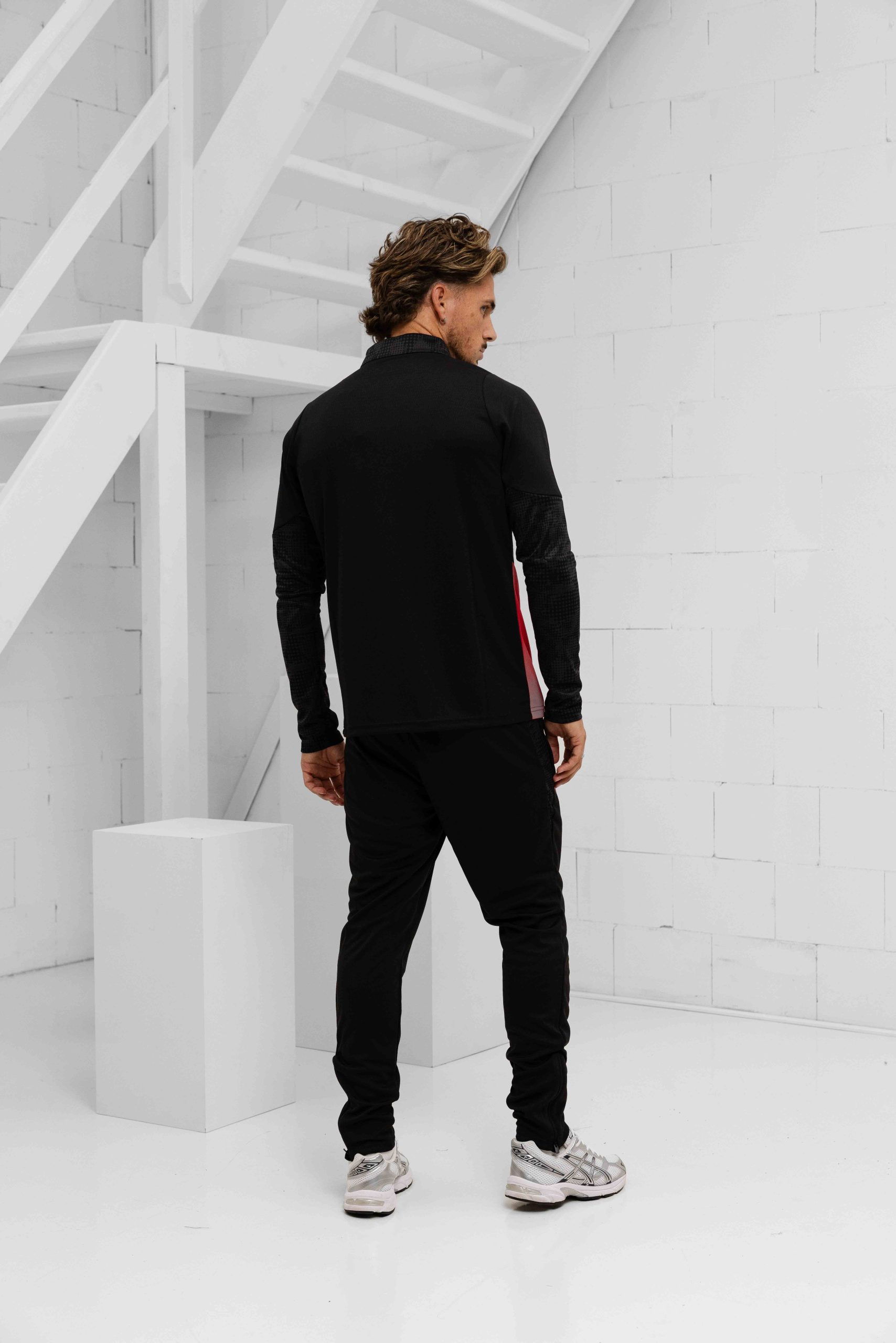 AC Milan 1/4 Zip Trainingspak Senior 2025/2026 Zwart