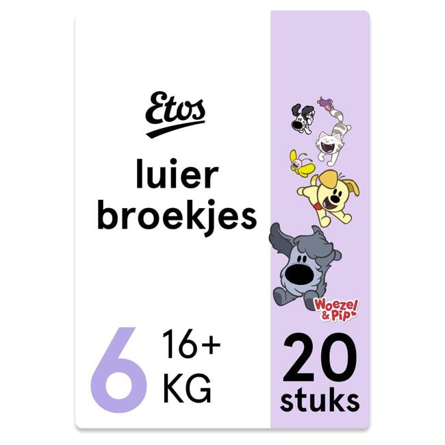 Etos Woezel & Pip Luierbroekjes Extra Large Maat 616+ kg 20 stuks