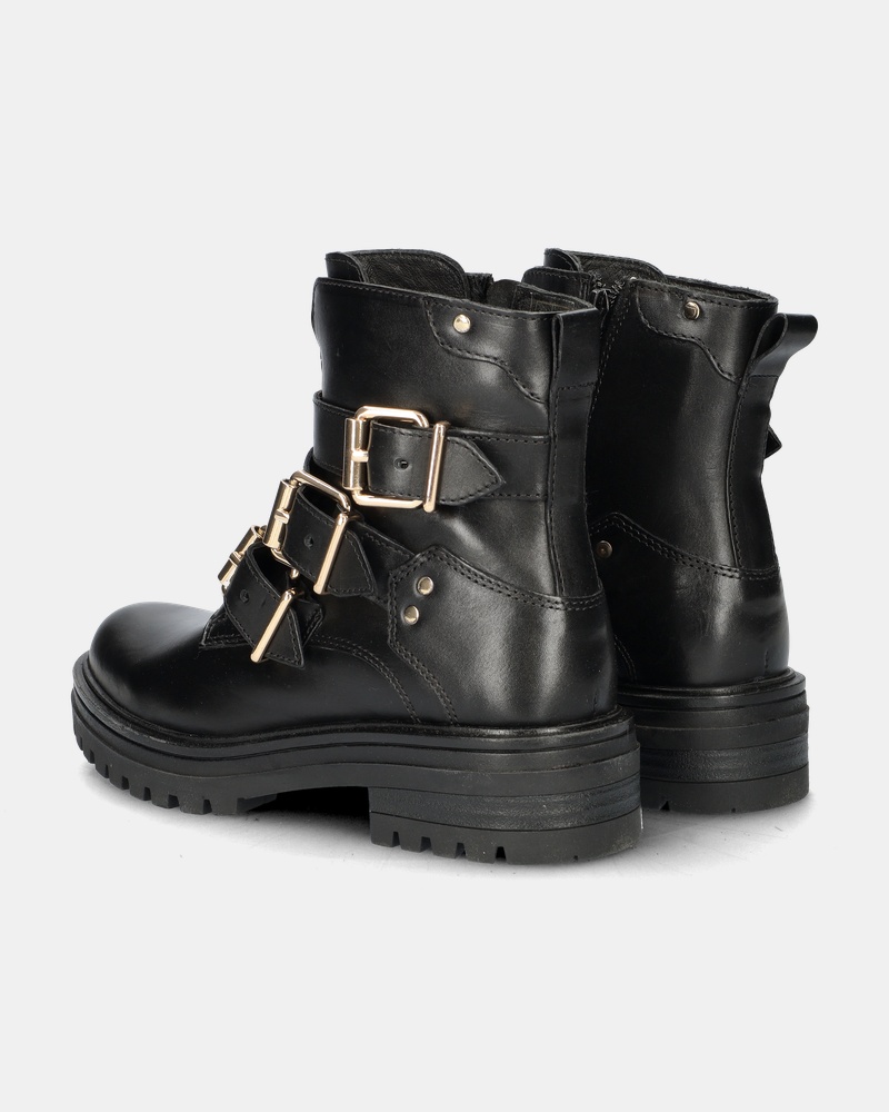 Nelson Monk Bikerboots  - zwart