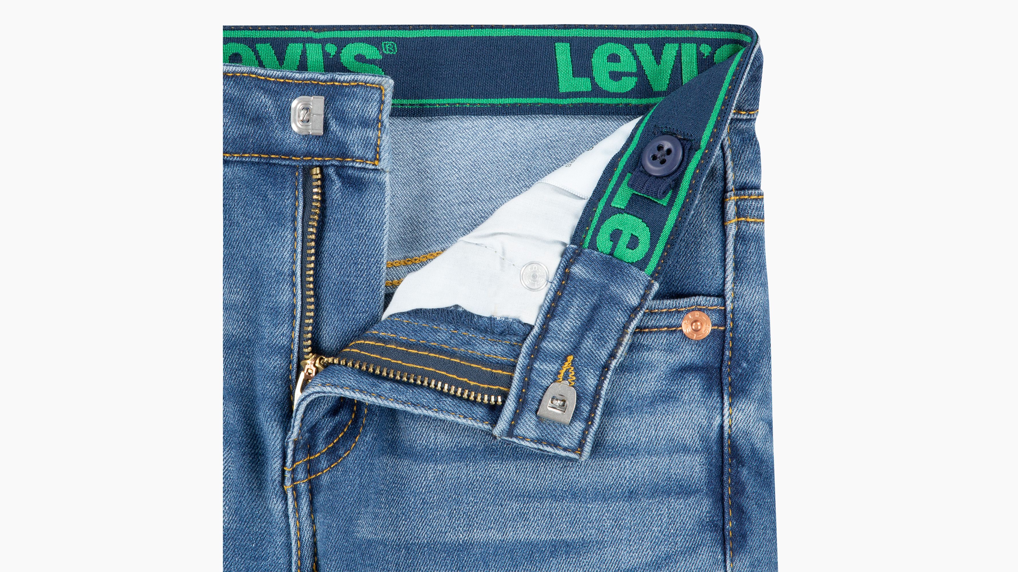 Enfant jean Slim Eco Performance - Slow Roll - Bleu