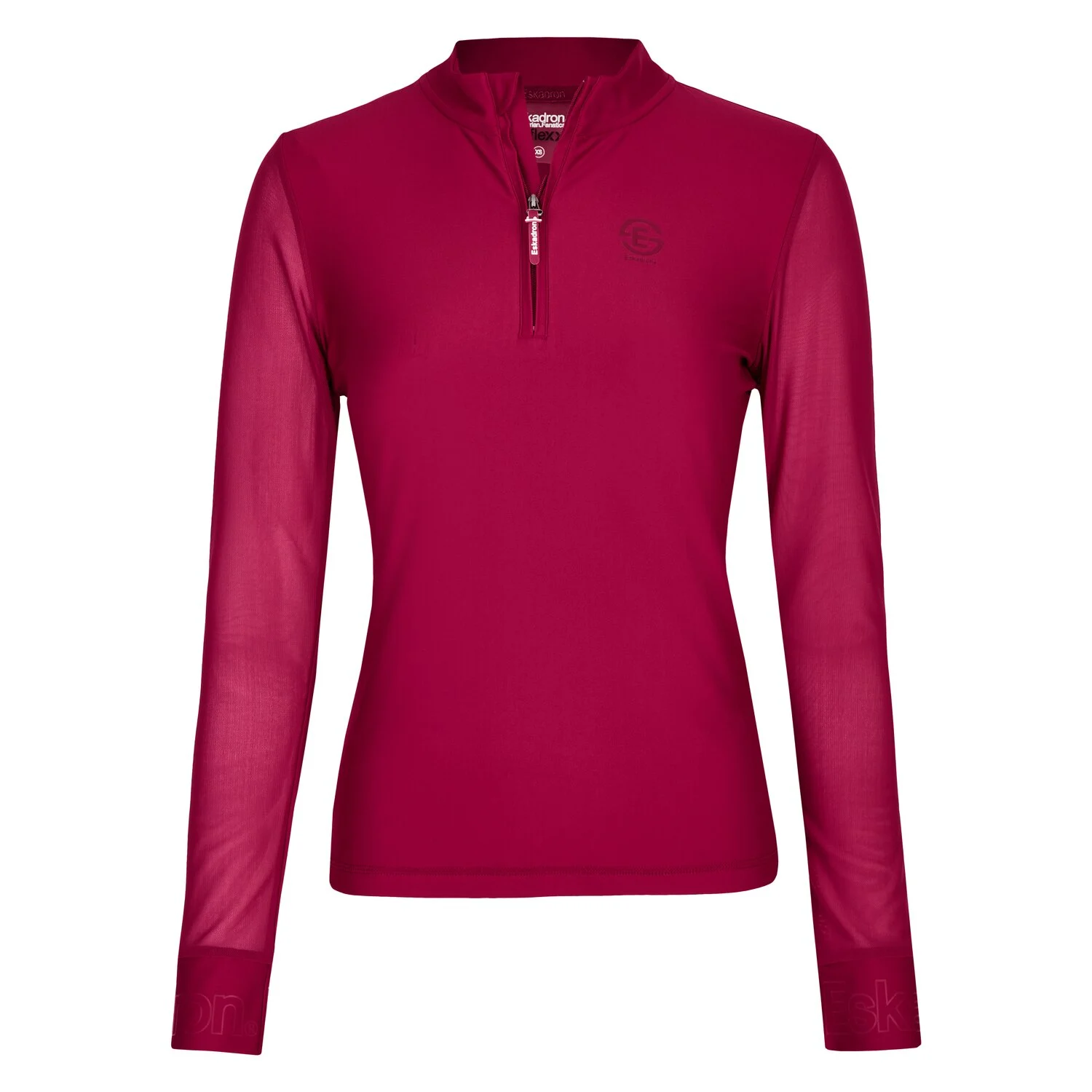 ESKADRON REFLEXX Longsleeve Half-Zip  - berryfusion - XL