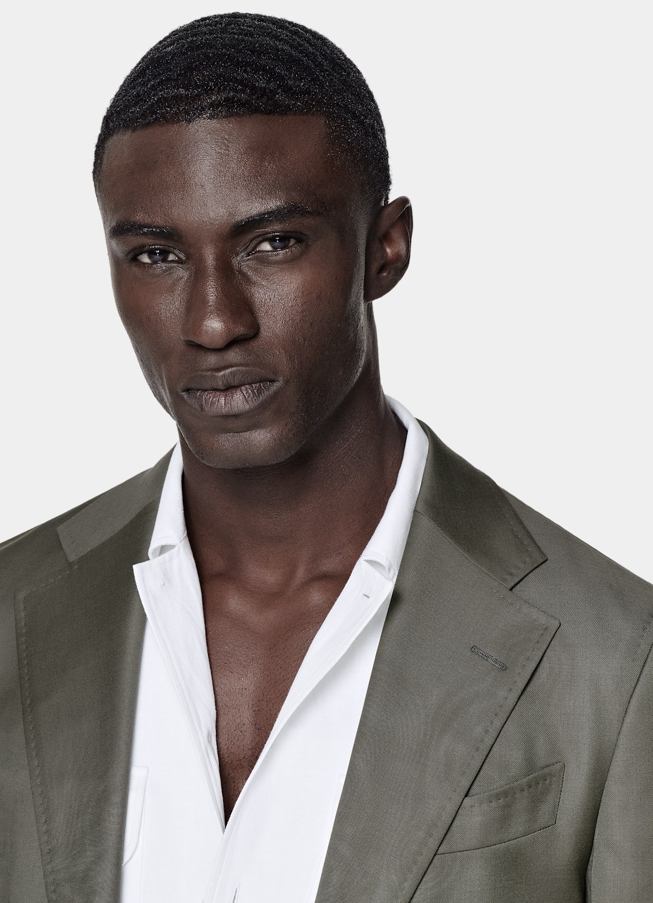 Costume Perennial Havana coupe Tailored vert foncé