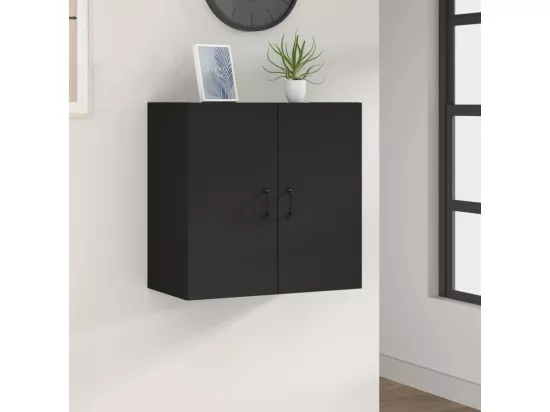 Armoire murale Noir 60x31x60 cm Bois d'ingénierie