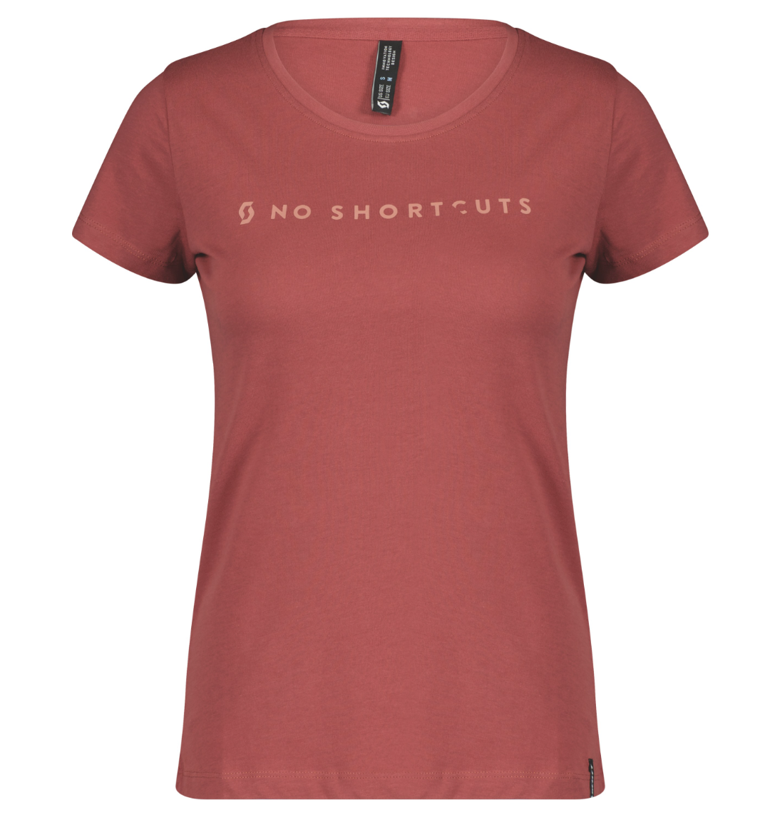 SCOTT NoShortcuts T-shirt til Kvinder, Rød