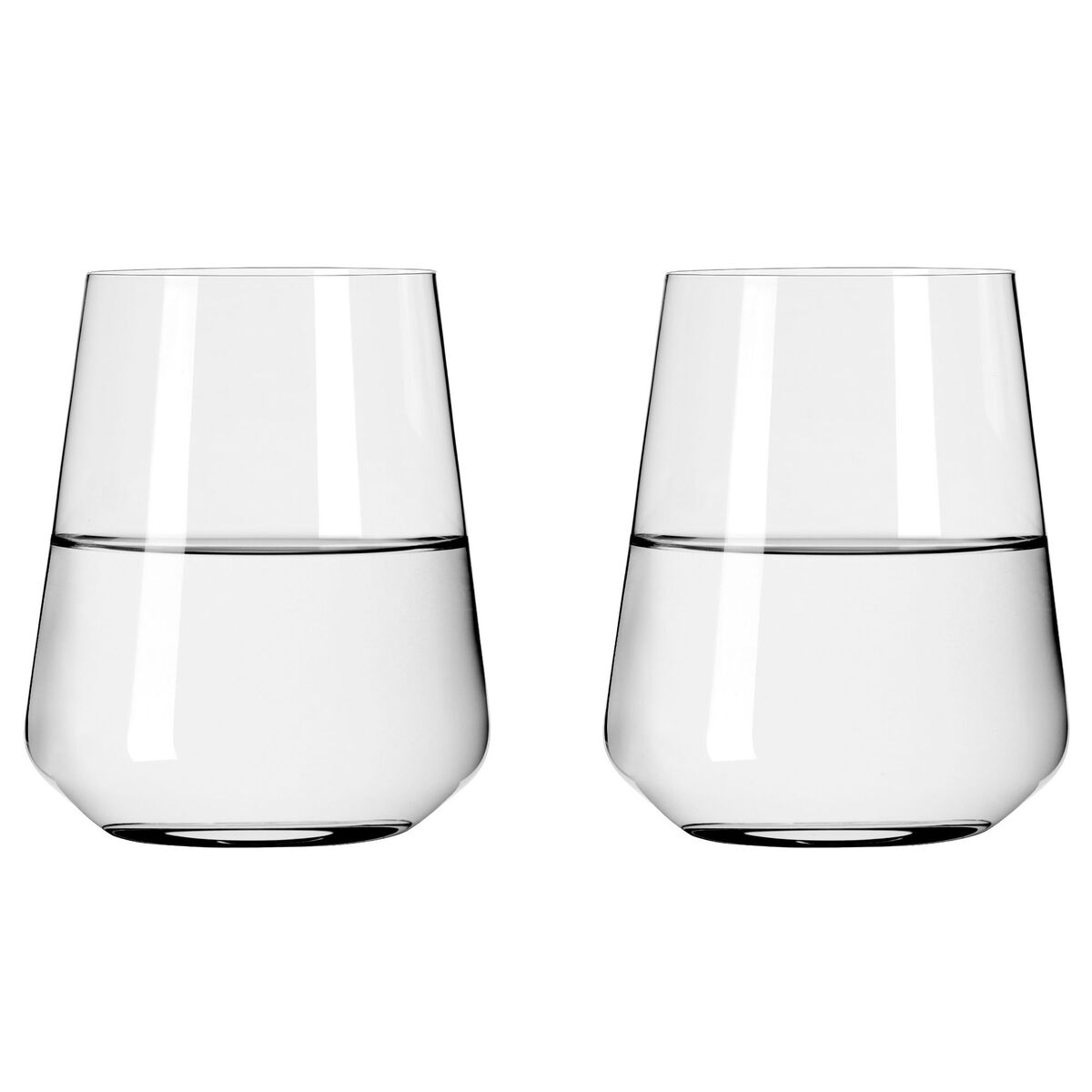 Lichtweiss vannglass, 2 stk