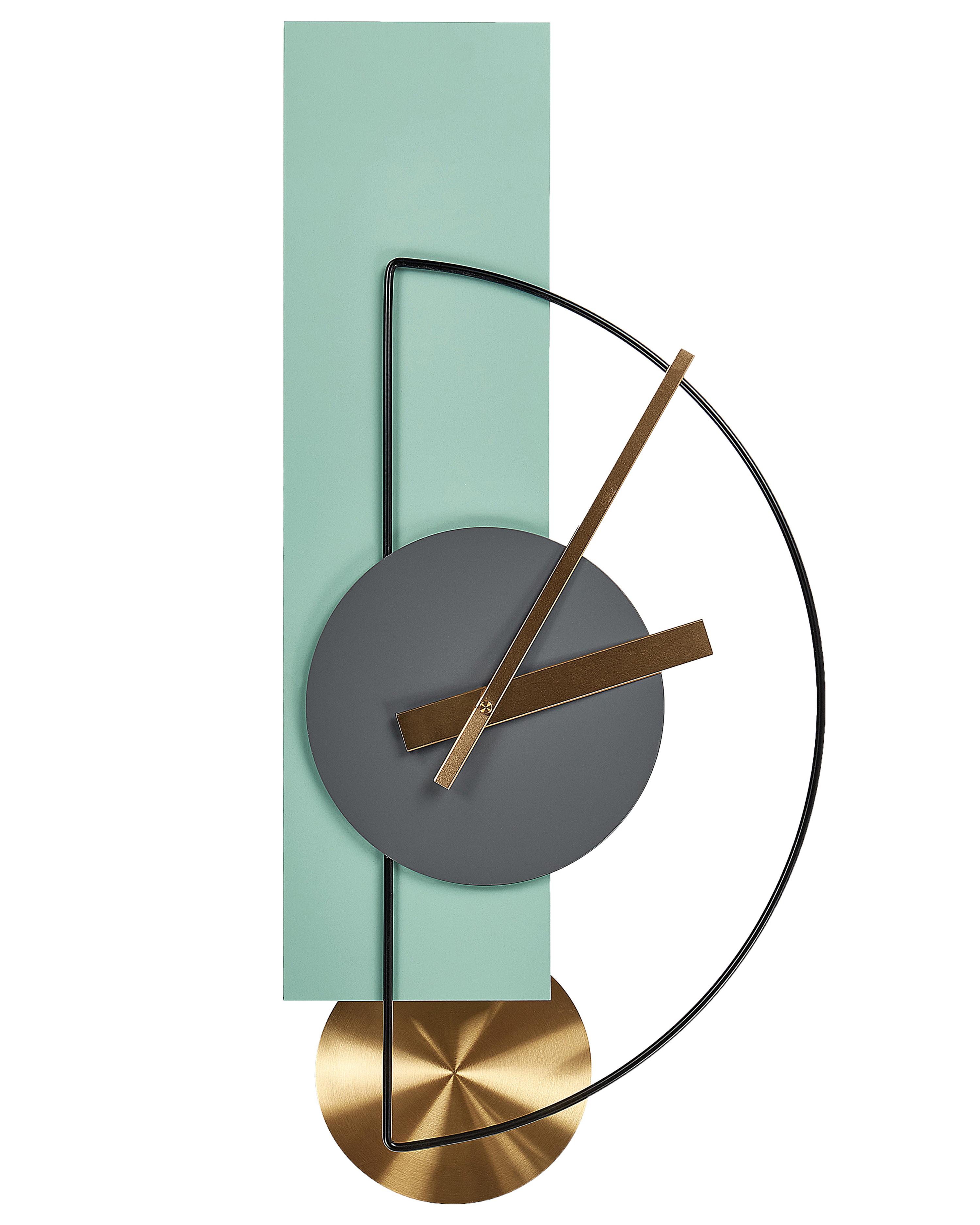Wandklok CEVINS 31 cm Metaal Lichtgroen
