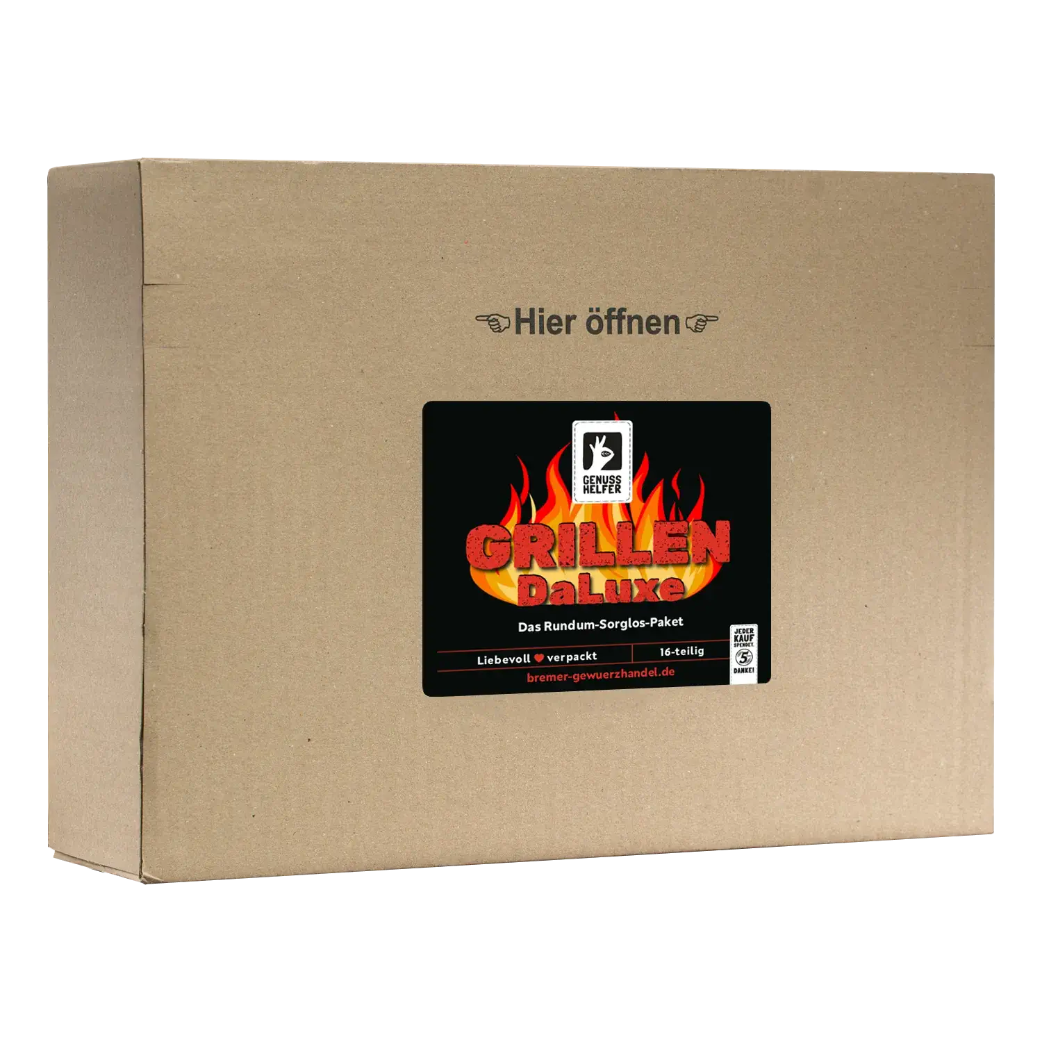 Genuss-Set - Grillen DaLuxe, 16 Tlg.