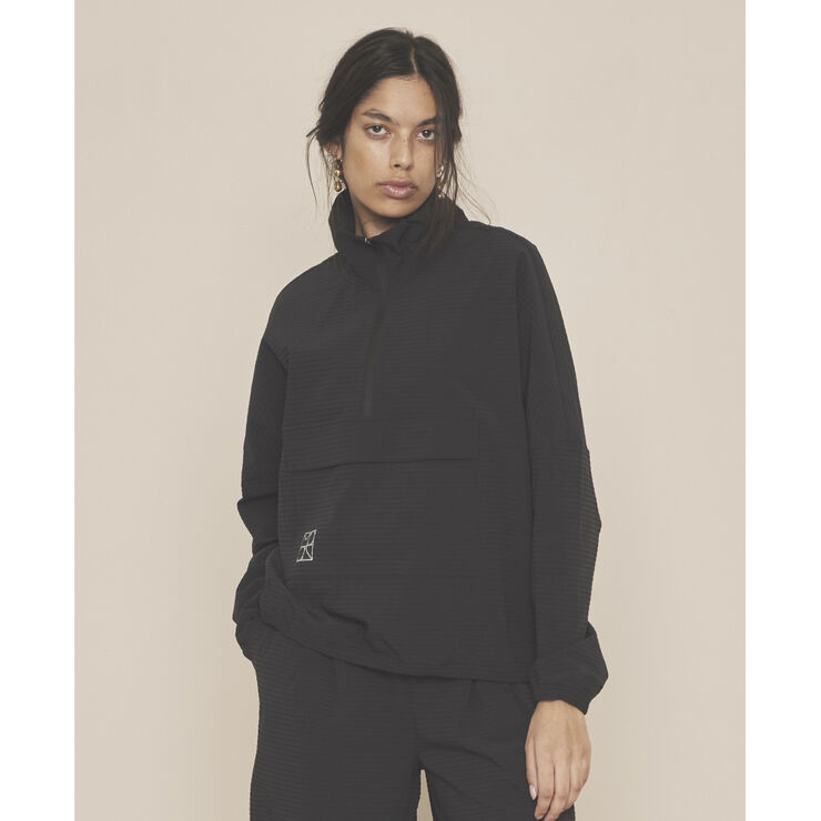 Moonchild Yoga Wear Atlas Track Anorak Black