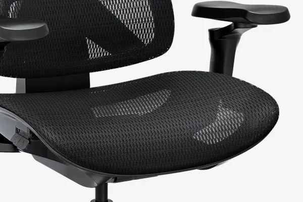 Anda Seat X-Air Pro, Trådsæde, Ryglæn med trådnet, Sort, Sort, Maske, Maske