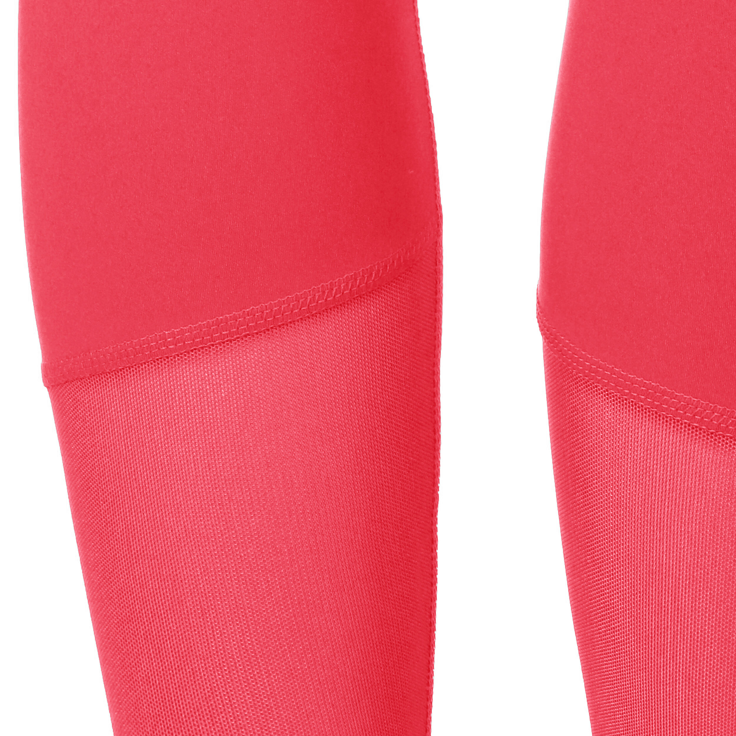 Nike Mid-Rise Mesh-Paneled Collant Tight Femmes - Pink , Blanc