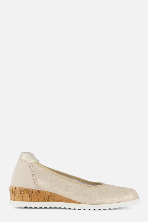 Feyn Ellie 08 Instappers beige Textiel