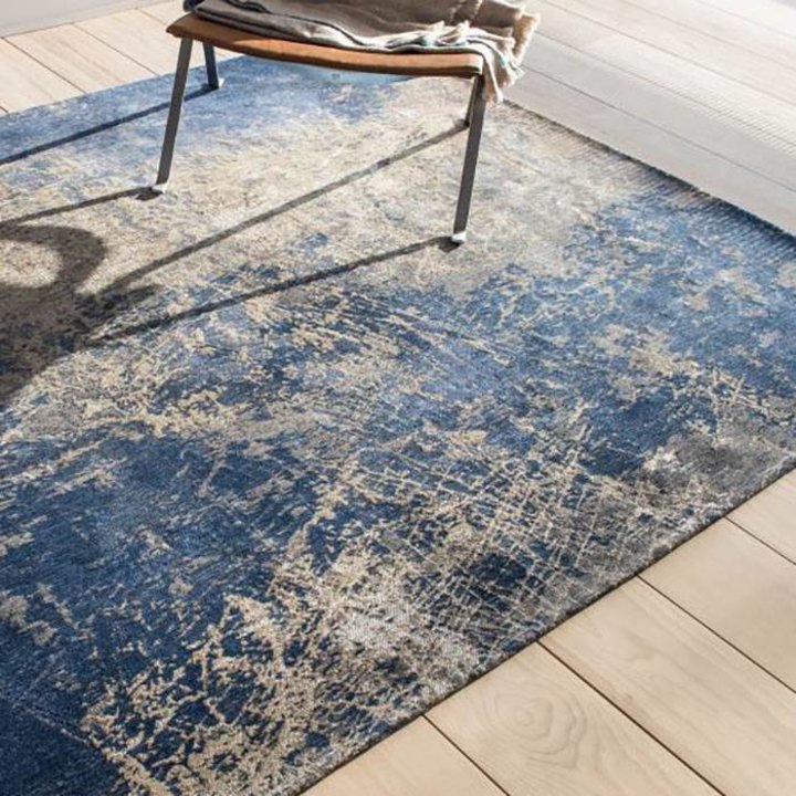Vintage Vloerkleed Mad Men-Abyss Blue 8629