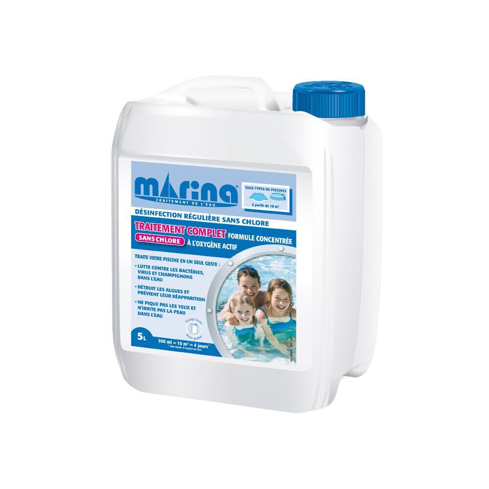 Traitement complet liquide oxygène actif Marina