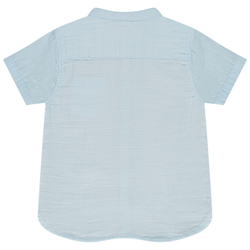 Chemise manches courtes à palmier brodé pour bébé garçon