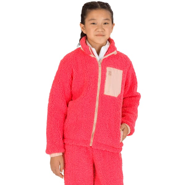 Veste polaire ROSSIGNOL JUNIOR FLEECE JKT PINK LIFT