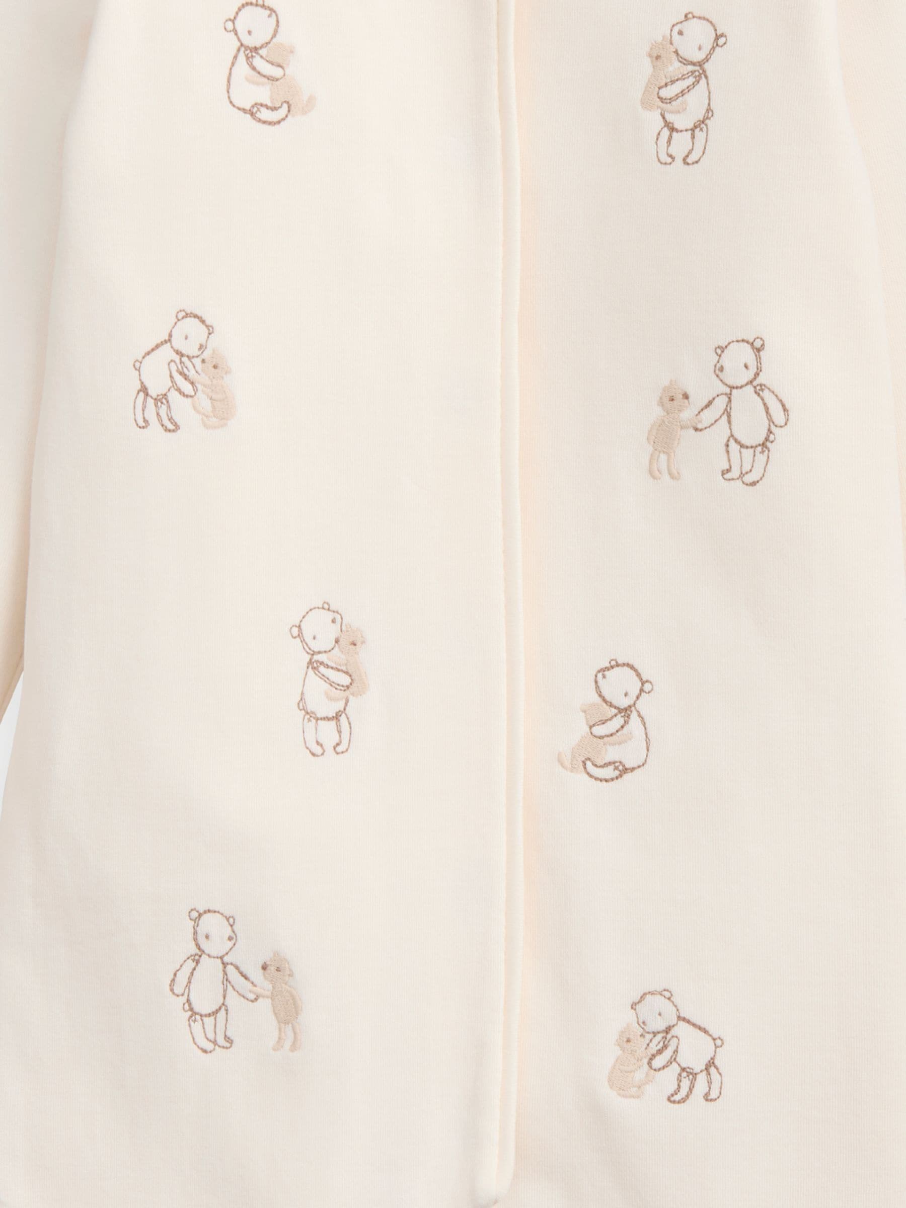 Mamas & Papas Embroidered Teddy Bear Romper