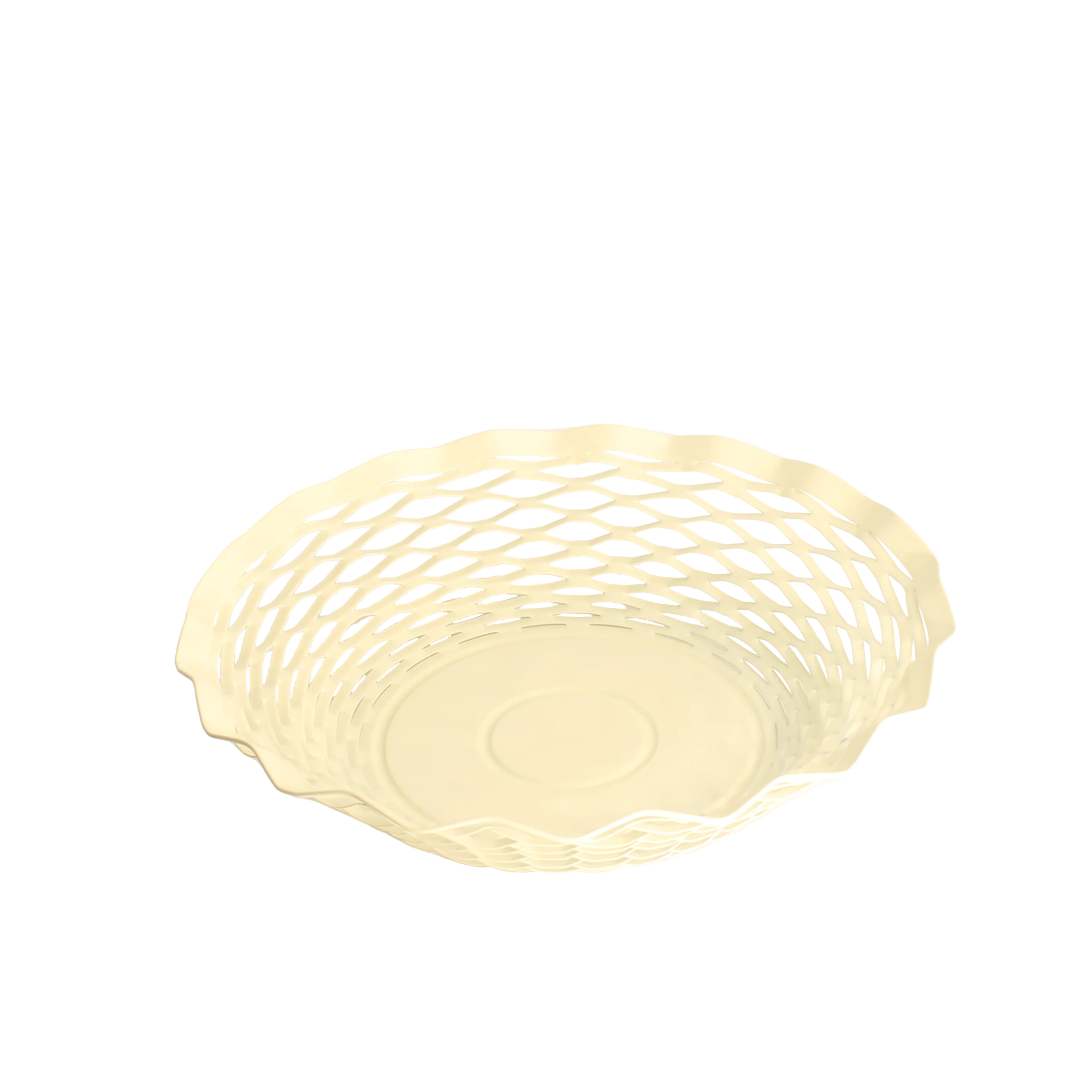 Roger Orfevre  Brødkurv, rund - Creme