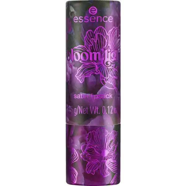 In the bloom'light satin lipstick 01 Kisses At Midnight