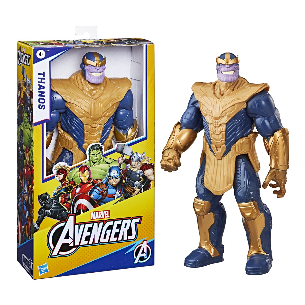 Hasbro Marvel Avengers Titan Hero Serie Deluxe Thanos Mehrfarbig Spielfigur