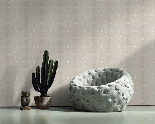 Vliesbehang 54404 Glööckler Imperial Graphic donkerbeige