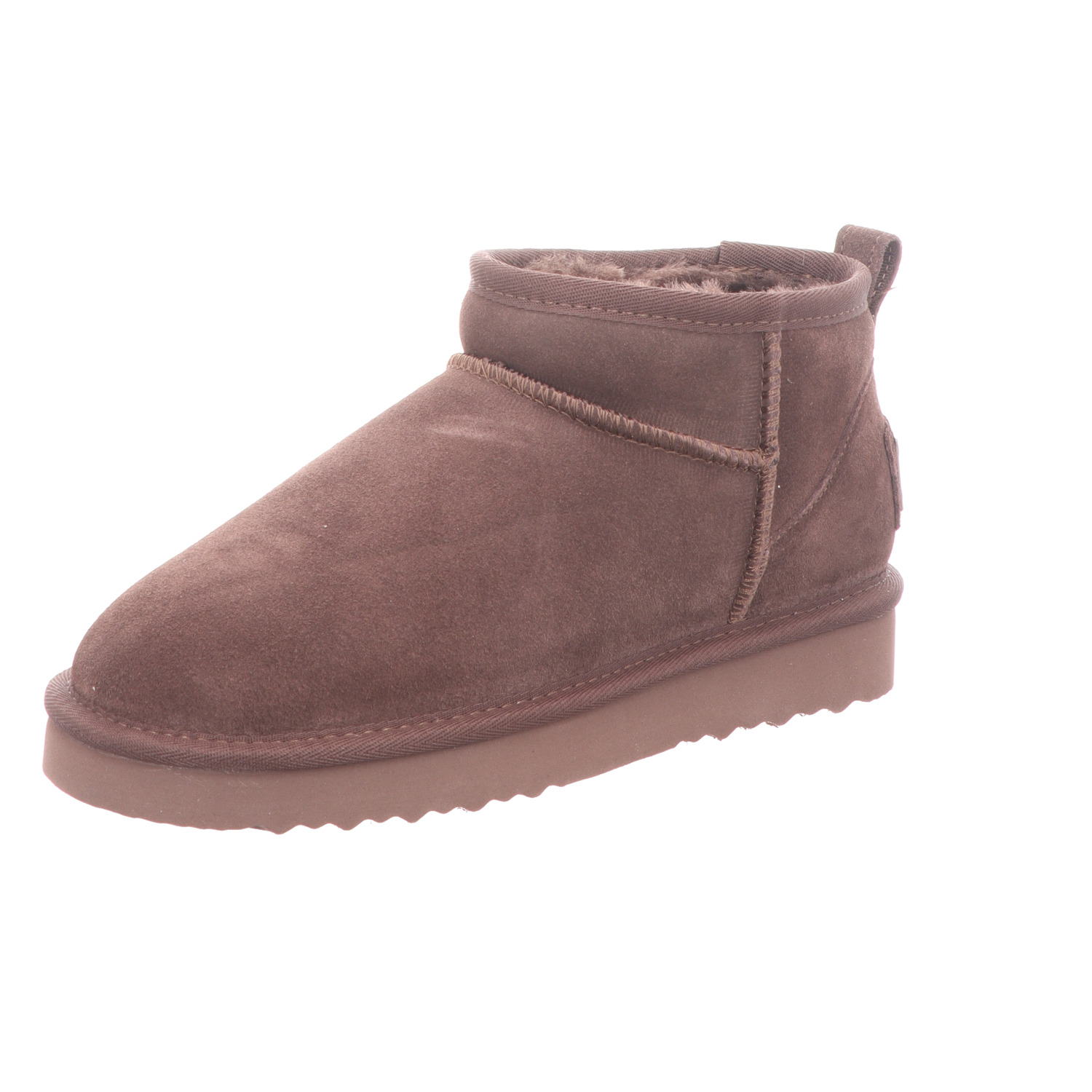 OOG Damen-Stiefelette Mokka-Braun