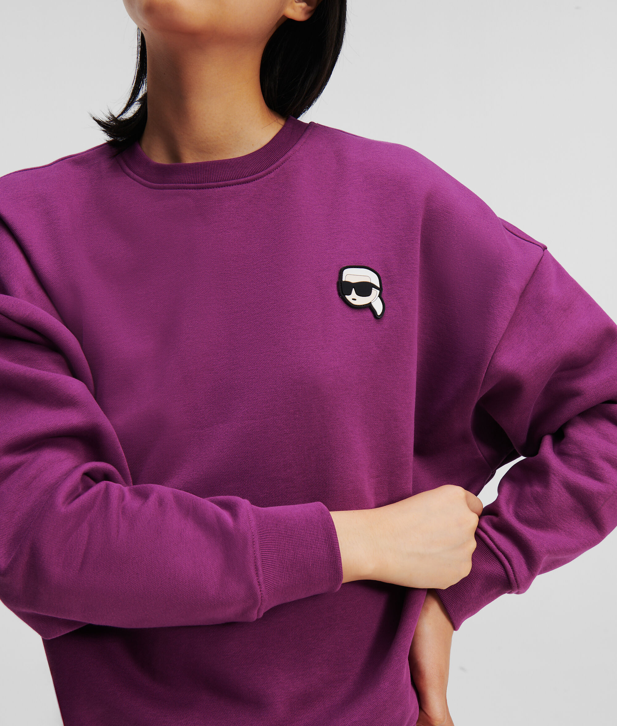 SWEAT-SHIRT OVERSIZE AVEC EMPIÈCEMENT K/IKONIK KARL