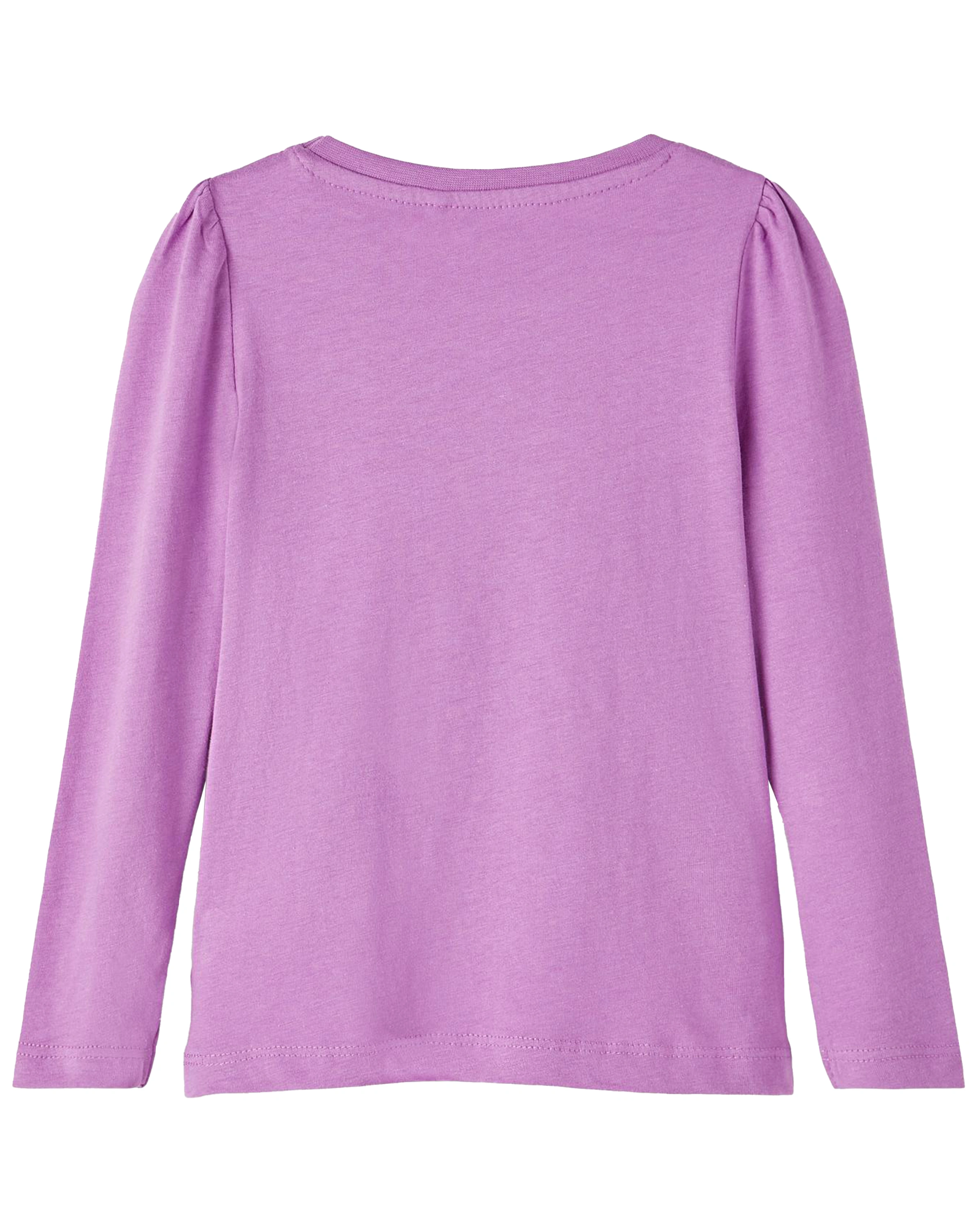 Langarmshirt NMFRUIA UNICORN in iris orchid